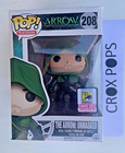 RARE THE ARROW UNMASKED OFFICIAL SDCC 208 FUNKO Pop Vinyl NEW in Box + Protector