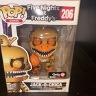 Funko POP! Jack-O-Chica FNaF Five Nights at Freddy's 4 GameStop Exclusive #206