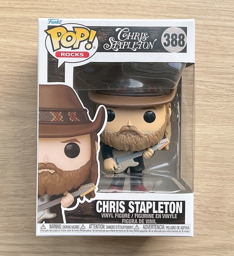 Funko Pop Rocks Chris Stapleton #388 + Free Protector