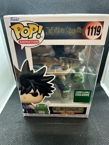 Funko Pop! Jujutsu Kaisen Megumi Fushiguro with Toads 1119 Barnes & Noble Ex.