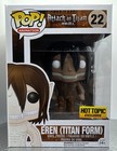 Funko Pop Eren (Titan Form) #22 Exclusive Pop! Anime Attack On Titan Collectible