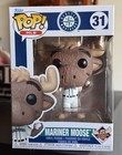 Funko Pop MLB Mascots: MARINER MOOSE #31 (Seattle Mariners) w/Protector IN HAND