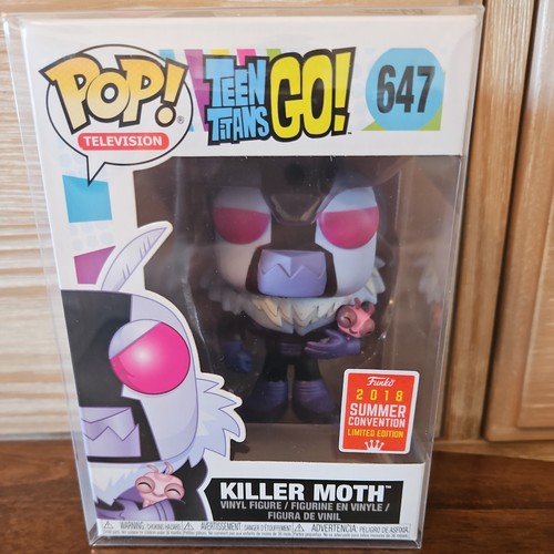 Funko pop Teen Titans Go! Killer Moth SDCC 2018 Exclusive #647