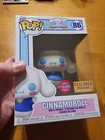 Funko Pop Sanrio Cinnamoroll with Soccer Ball #86 BOX LUNCH FLOCKED READ