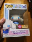 Funko Pop Sanrio Cinnamoroll with Soccer Ball #86 BOX LUNCH FLOCKED READ