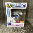 Funko Pop Sanrio Cinnamoroll with Soccer Ball #86 BOX LUNCH FLOCKED READ