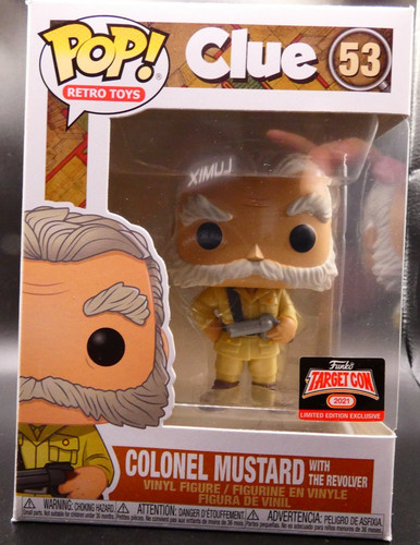 Funko Pop! Vinyl: Clue - Colonel Mustard with the Revolver - Target (Exclusive)
