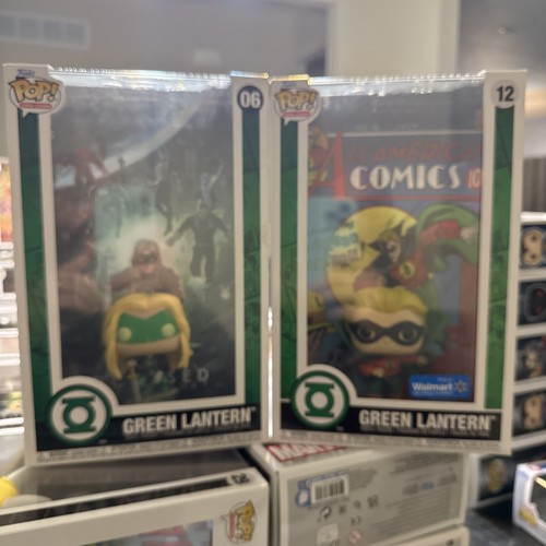 Funko Pop! Comic Book Cover DC - Green Lantern Walmart #12 & Green Lantern #6