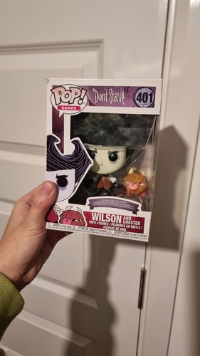 Funko Pop! Games Don't Starve - Wilson and Chester Vinyl Figure #401 - NO CODE