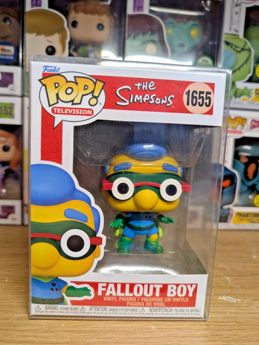 Funko POP! Television The Simpsons Fallout Boy #1655 Milhouse w/Pop Protector