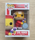 Funko Pop The Simpsons Evil Homer #1367 + Free Protector