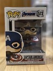Funko Pop! Marvel Avengers Endgame Captain America #573 Damaged