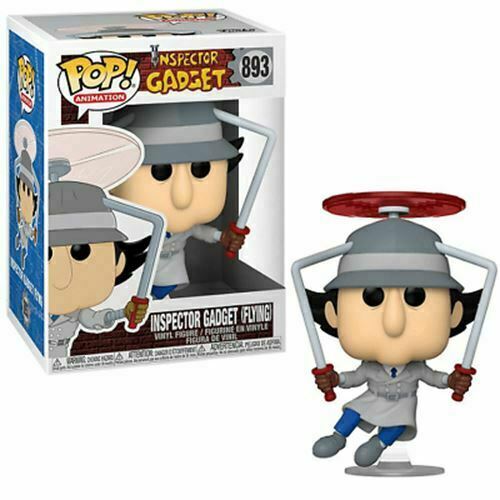 INSPECTOR GADGET FLYING 3.75" POP ANIMATION VINYL FIGURE FUNKO 893 UK SELLER