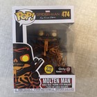 Funko Pop! (Molten Man #474) Glow In The Dark - Gamestop Exclusive