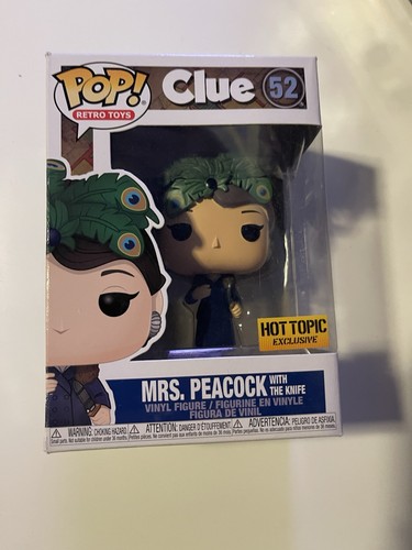 Funko Pop! Vinyl: Hasbro Mrs. Peacock with the Knife - Hot Topic (Exclusive) #52