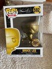 Funko Pop! MOVIES BRUCE LEE 592 GOLDEN BAIT EXCLUSIVE