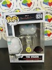 Funko Pop! The VISION #824 Glow in the Dark Marvel WandaVision SE Walmart Figure