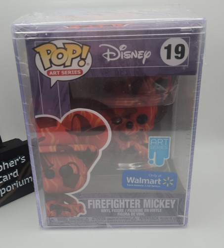 Funko Pop! Disney Art Series 19 Firefighter Mickey Walmart Vinyl Figure New