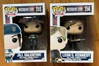Funko POP! Leon Kennedy (#156)  Jill Valentine (#155) Resident Evil POP! Games
