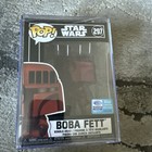 Funko Pop! Star Wars #297 Boba Fett Red WonderCon Excl. NEW Sealed Hard Stack