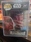 Funko Pop Star Wars : Wondercon Exclusive: Boba Fett #297 Red Vinyl w/ Protector