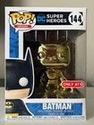 Funko Pop! DC Super Heroes #144 Batman (Gold Chrome) Target Exc w/Protector