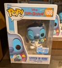 NEW Disney Lilo & Stitch Funko Pop Stitch in Robe Exclusive #1608 + Protector