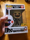Funko Pop Marionette #1007 Five Nights at Freddy's Hot Topic Exclusive READ