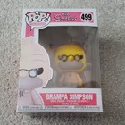 FUNKO POP Television The Simpsons - Grandpa Simpson #499 w, Pop Protector