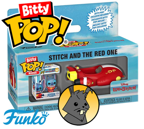 Stitch and the Red One - Bitty Pop! Rides - Funko Lilo & Stitch Disney