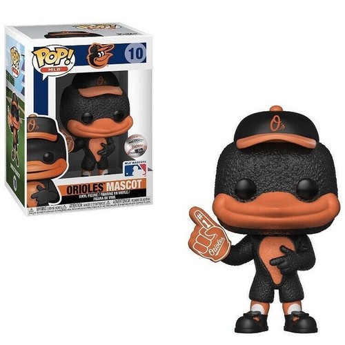 Funko POP! MLB Mascot - Baltimore Orioles The Oriole Bird Figure #10 + Protector