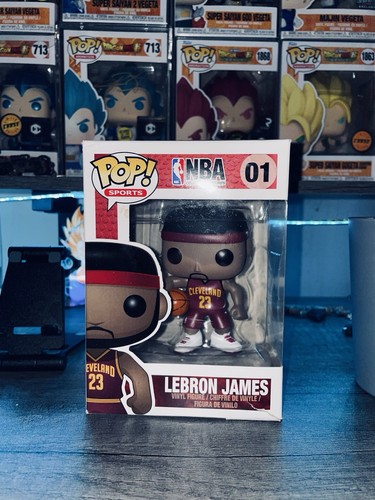 Funko Pop! LeBron James Cleveland Cavaliers Miami Heat Error Box #01 NOT MINT!