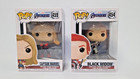 Funko Pop! Marvel Avengers Vinyl Figures Black Widow #454, Captain Marvel #459