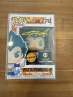 Funko Pop! Vinyl Dragon Ball Super Vegeta Powering Up #713 W/Protector Autograph