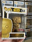 Funko Pop! Star Wars #63 Chewbacca Gold Metallic Special Edition A New Hope