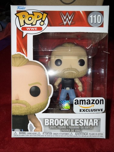 Funko Pop! WWE Amazon EXCLUSIVE Brock Lesnar #110. Brand New In Boxes!!
