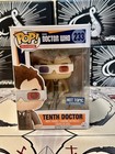 FUNKO POP! TENTH DOCTOR DOCTOR WHO HOT TOPIC EX #233 DAMAGED w/ PROTECTOR