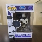 Funko POP! Disney Store Logo Steamboat Willie #24 Vaulted / Rare