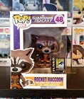 Funko Pop! Marvel Guardians Galaxy 48 Rocket Raccoon SDCC 2014 Flocked Exclusive