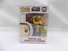Brand New Funko Pop Star Wars Metallic Gold Princess Leia 295 Vinyl Figure
