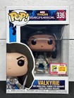FUNKO POP! VALKYRIE #336 THOR RAGNAROK SDCC MARVEL RARE HTF *DMG*SHIPS NOW*!!