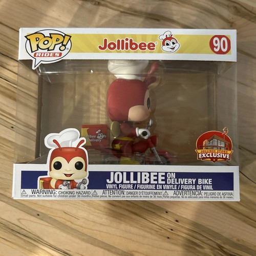 Funko Pop! Rides: Ad Icons - Jollibee on Delivery Bike - Jollibee (Exclusive)#90