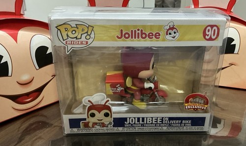 Funko Pop Rides: Jollibee on Delivery Bike #90 Store Exclusive Vinyl Figure pop!