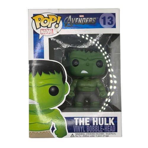 New Funko Pop Marvel Avengers #13 The Hulk Vinyl Bobble-Head