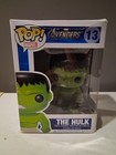 Funko Pop Marvel #13 THE HULK Avengers Movie NEW IN BOX Good CONDITION