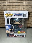 Funko Pop! Captain America #1198 Avengers Endgame Volcano X Exclusive Glow