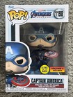 Funko Pop! Marvel - Captain America #1198 AVENGERS ENDGAME *GITD* Volcano X Exc.
