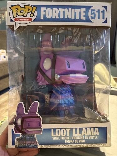 FUNKO POP! GAMES LOOT LLAMA 511 Fortnite Jumbo 10 inch Vaulted POP Vinyl NIB