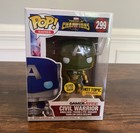 Captain America Civil Warrior Funko Pop Glow-in-the-Dark Hot Topic Exclusive