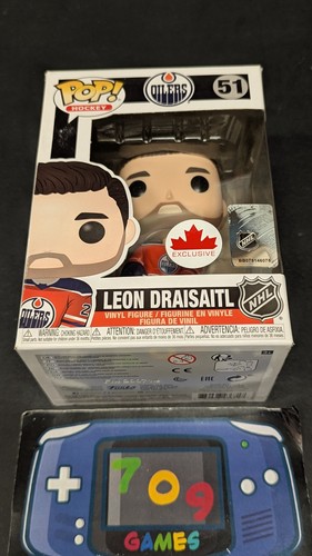 Funko Pop! Hockey 51 Leon Draisaitl Edmonton Oilers NHL Canada Exclusive Pop
